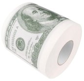 Toilettenpapier Geld 100 Dollar Schein Druckrolle - Toilettenpapier mit 100 $ Scheine