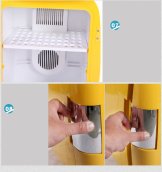 ミニクーラー（ドリンク冷蔵庫）-16L/18x小型缶用ガーデン冷蔵庫
