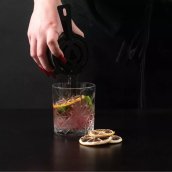 Koktél shaker szett 750 ml - Vegyes italos ajándékkészítő készlet 11 kiegészítővel fekete