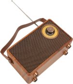 AM FM radio - retro vintage style made of wood with Bluetooth + AUX/USB disk/Micro SD