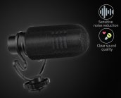 Trépied pour vloggers - SET pour smartphone avec lumière LED et microphone externe