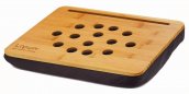 Tappetino multifunzionale per tablet in legno (iPad) con cuscino