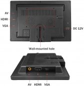 7" Mirror Link WiFi LCD monitor do auta multifunkčný - VGA, HDMI a AV vstup pre 2 kamery