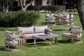 Garden dining set modern and luxury - Outdoor table for 6 people for the terrace - Galot