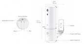 Открытый IP-камера WiFi ISensor Патио - High Definition + поворотный 240 ° Угол обзора