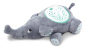 Elefante de peluche con proyección del cielo estrellado con 13 melodías
