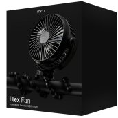 Mini ventilador flexible (flexible) para soporte de trípode para USB y dispositivo de mano