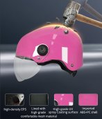 Kamera na prilbe - duálna 1080P a 720P s WiFi P2P smart prilba + AI hlasový asistent + G senzor