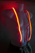 LED harisnyatartó férfiakhoz - piros