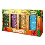 Tiki mokken - Cocktailglazen van keramiek - set van 4 stuks