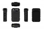 BODYCAM - cámara corporal con resolución 4K con soporte IP68 + 4G/NFC/WIFI/BT + 64GB + 4 LED IR