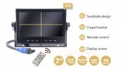 Car reverse camera set AHD LCD HD car monitor 7"+ 2x HD camera with 18 IR LEDs​