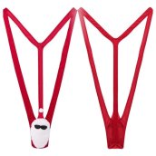 Disfraz de Papá Noel sexy (bóxer/calzoncillos) para hombre (estilo Borat): regalo divertido