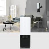 Лампа-камера — шпионская камера в настенном светильнике с PIR + FULL HD + Wi-Fi / P2P (приложение Tuya) — поворот на 300° + ИК-светодиод 5 м