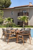 Outdoor table and chairs - Garden dining set for 6 people for the terrace / garden - Konu