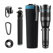 Lionsa súmáil mhóibíleach - lionsa guthán póca telephoto 60x súmáil ó 5m - le haghaidh smartphone le tripod