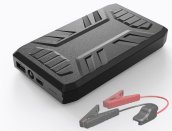 Powerbank battery 7200 mAh + portable car jump starter + starting cables + LED light