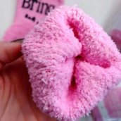 Ženske tople pamučne čarape - Donesite mi kafu - Smiješne roze neklizajuće čarape