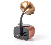 Bluetooth radio gramophone retro imitation with Bluetooth + FM/AM radio/AUX/USB disk/Micro SD