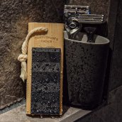 Scheermesslijper - luxe houten Gentleman's Choice scheermesjesslijper