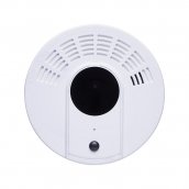 Telecamera nascosta nel rilevatore di fumo FULL HD + 1 anno di durata della batteria + LED IR + WiFi + rilevamento del movimento