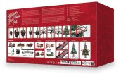 Tren de Navidad - Tren alrededor del árbol de Navidad 88 cm con raíles