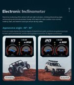 Car on board computer HUD display 3,5" - Multifunctional sports Accelerometer Display