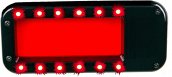 Infrarooddetector van verborgen camera-apparaat met 12 IR-LED's