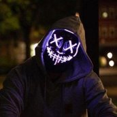 Maschere purge LED - viola