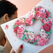Postal de audio de San Valentín con grabadora de voz Corazón: regalo con tu propio mensaje de audio (voz)
