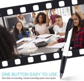 Penna con fotocamera - Registratore nascosto spia FULL HD 1080P + supporto micro SD fino a 64 GB