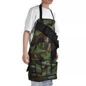 Avental camuflado para churrasco - Avental camuflado militar (tático) para mestre de churrasco com bolsos