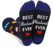 Bester Ehemann aller Zeiten Herrensocken - lustiges verrücktes Geburtstags- oder Weihnachtsgeschenk