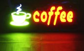 Bảng LED quảng cáo "CÀ PHÊ" 43 cm x 23 cm
