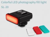 Trépied pour vloggers - SET pour smartphone avec lumière LED et microphone externe