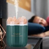 Lampa od himalajske soli roze + USB 5V Aromaterapija Kristalni ovlaživač zraka