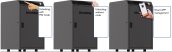 Smart mailbox for mobile phone (electronic lock box) with Bluetooth via App + PIN password + Key