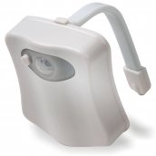 Luz para vaso sanitário - luz noturna LED para iluminação colorida do banheiro ​com sensor de movimento