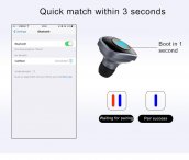 Car charger with Bluetooth headset + USB port + 3,5 mm audio output
