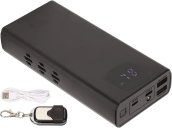 Bloqueador de audio: bloqueador de escucha (grabación) ultrasónico de voz portátil + 6000 mAh + control remoto