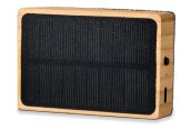 Bamboo speaker bluetooth - solar powered 3W speakers