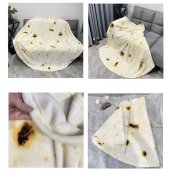 Tortilla takaró - égetett óriási undorító burrito taco pakolás takaró - 150 cm
