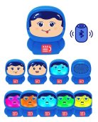 Mini speaker with a changing face Portable wireless bluetooth 3W - Astronaut
