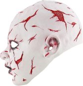 Máscara de cara cortada - cara de bebé - para niños y adultos para Halloween o carnaval