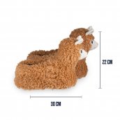 Pantuflas de alpaca (Llama) - talla uni mujer 36-41