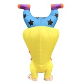 Felfújható jelmez - Jester (Clown) kabalabohóc legyezővel