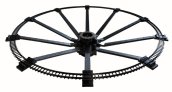 Tren de Navidad - Tren alrededor del árbol de Navidad 88 cm con raíles