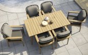 Outdoor table and chairs - Garden dining set for 6 people for the terrace / garden - Konu