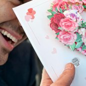 Postal de audio de San Valentín con grabadora de voz Corazón: regalo con tu propio mensaje de audio (voz)