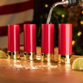 Bullet shot glass - nuċċalijiet shotgun bullets sett 4pcs ta 'volum 44 ml